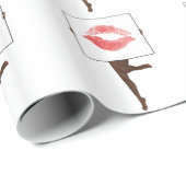 脚とキス ラッピングペーパー (ロールコーナー)