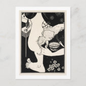 脚のふくらはぎの誕生、イラストレーション ポストカード (正面)