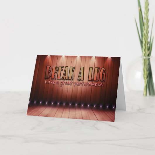 脚のカードを破る カード (正面)