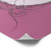 脚の上にストレッチして座る ポスター (角)