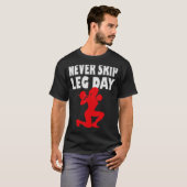 脚の日付をスキップしない2 Tシャツ (正面フル)