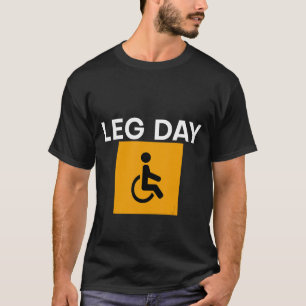 脚の日障害車いす Tシャツ