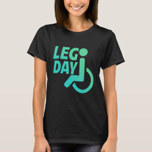 脚の日障害車いす Tシャツ