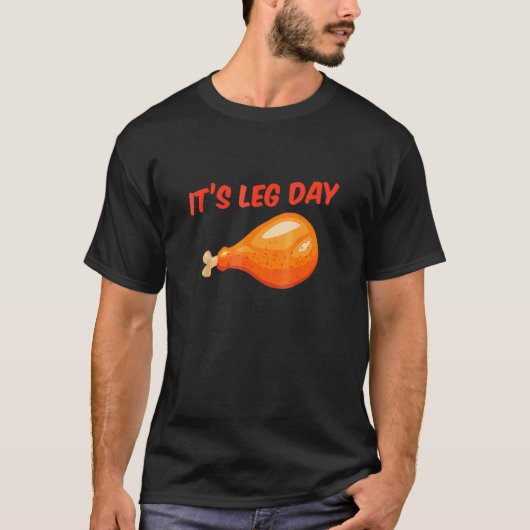 脚の日 感謝祭のターキーデー ウォークアウト Tシャツ (正面)