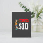 脚の物語 骨折 回復 手術 ポストカード (スタンド正面)