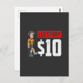 脚の物語 骨折 回復 手術 ポストカード (正面/裏面)