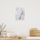 脚の筋肉，レオナルド・ダ・ヴィンチ ポスター (キッチン)