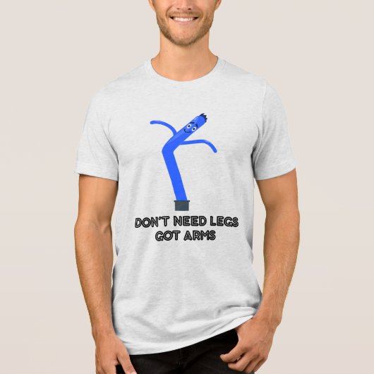 脚はいらない、腕がある トライブレンドTシャツ (正面)