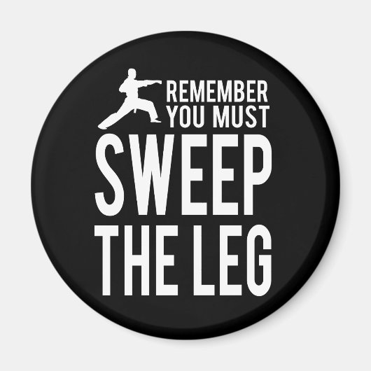 脚をスイープする マグネット (正面)