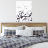 脚を切断する外科手術 キャンバスプリント (インサイチュ (寝室))