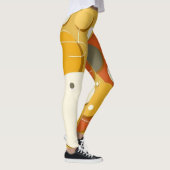 脚を動かす レギンス (右)