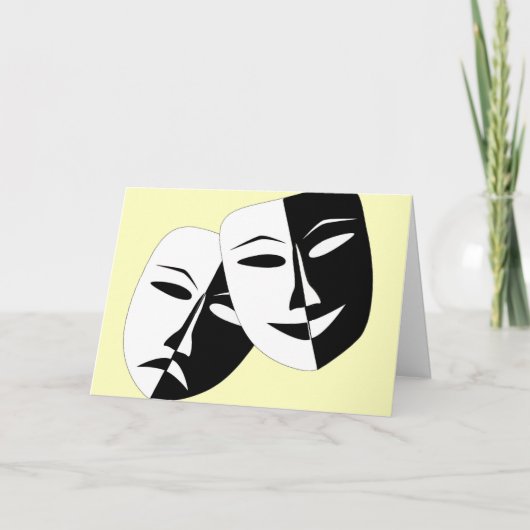 脚を折る カード (正面)