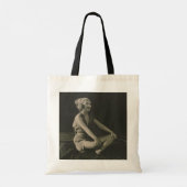 脚を組むかわいそうなメイドが大好き トートバッグ (裏面)