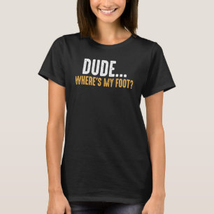 脚アンプテードヨットヨットヨットマイ足義足A Tシャツ