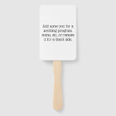 脚アールデコ女性グレイハウンドウィペット犬R ハンドファン (裏面)