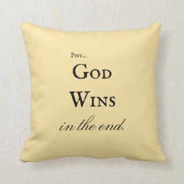 脚エレガント本の神が黄感動的色のクリームを獲得 クッション