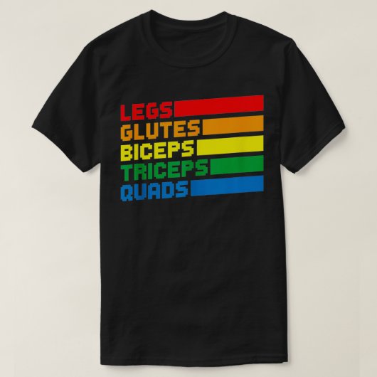 脚グルテバイセンスコースQuads LGBTQ Tシャツ (デザイン正面)