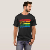 脚グルテビスコップ四頭筋クワッドLGBTQ Tシャツ (正面フル)