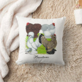 脚チャボの羽 クッション (ブランケット)