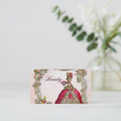 脚フランスの本&マリ書ー·アントワネット 名刺 (スタンド正面)