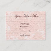 脚フランスの本&マリ書ー·アントワネット 名刺 (裏面)