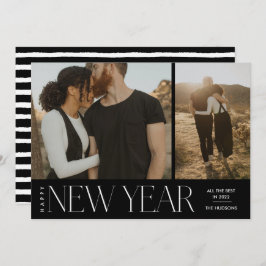 脚モダン本が新年の写真の祝日 シーズンカード