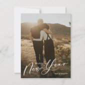 脚モダン本が新年の写真の祝日 シーズンカード (正面)