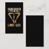 脚切断ユーモア脚切断機 名刺 (正面/裏面)