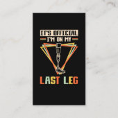 脚切断ユーモア脚切断機 名刺 (正面)