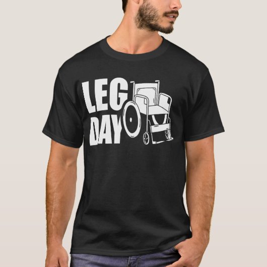 脚日トレーニング車いす Tシャツ (正面)