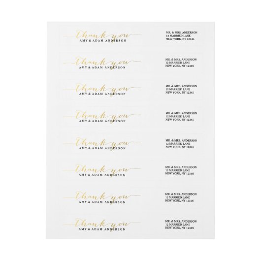 脚本ありがとう結婚ございます回し住所 シール ラップアラウンドラベル (シート)