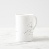 脚本が繁昌した ボーンチャイナマグカップ (正面右)