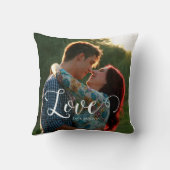 脚本にエレガントよる愛 | 写真カスタマイズ クッション (裏面)