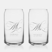 脚本のエレガント名前をカスタムする日 ガラス缶 (裏面)