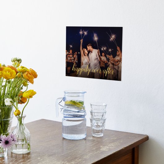 脚本の写真を撮った後結婚も幸せに 箔ポスター (レイダウン (キッチン))