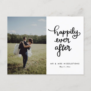 脚本の写真カジュアルを楽し結婚く ポストカード