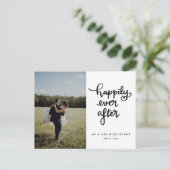 脚本の写真カジュアルを楽し結婚く ポストカード (スタンド正面)