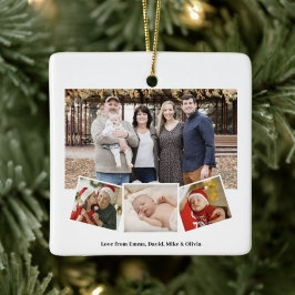 脚本を受けすてきる時エレガント期4枚  セラミックオーナメント