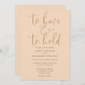 脚本を控え結婚る 招待状 (正面/裏面)