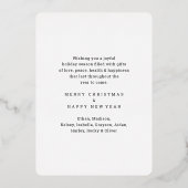 脚本を書いて一年だ18フォトコラージュとキャプション 箔シーズンカード (裏面)