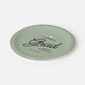 脚本エレガントおめでとう大学院卒業パーティー ペーパープレート (アングル)