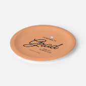 脚本エレガントおめでとう大学院卒業パーティー ペーパープレート (アングル)