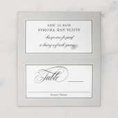 脚本エレガントが盛り上がる結婚 プレイスカード (外部開封)