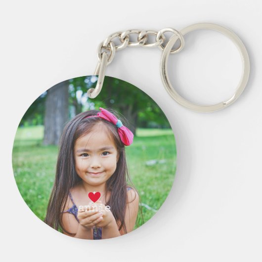 脚本エレガントのゴッドマザーが日付写真を作成 キーホルダー (裏面)