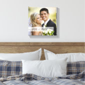 脚本エレガントの先生ミセス結婚ズの日付 |大事な行事 キャンバスプリント (インサイチュ (寝室))