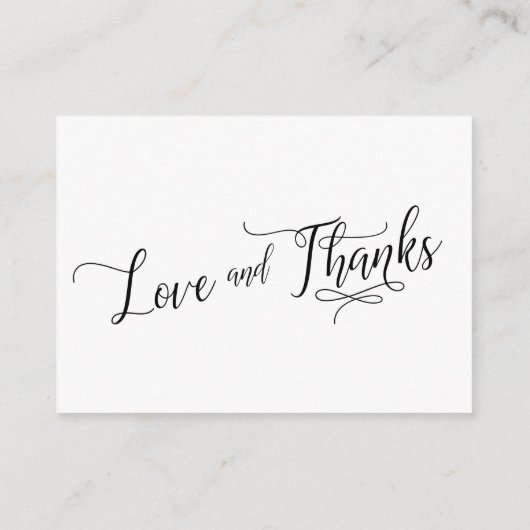 脚本エレガントはギフトについて結婚話そう エンクロージャーカード (裏面)