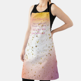 脚本エレガントスタイリッシュモダン母の日 エプロン