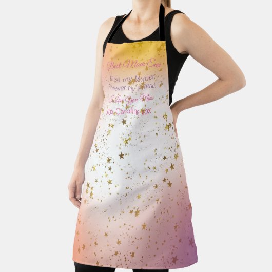脚本エレガントスタイリッシュモダン母の日 エプロン (インサイチュ)