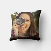 脚本エレガント卒業生2写真記念 クッション (裏面)