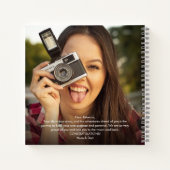 脚本エレガント卒業生2写真記念 ノートブック (裏面)